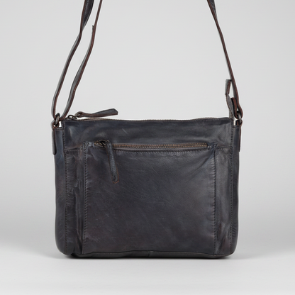 Sac en cuir à bandoulière MET Organizer