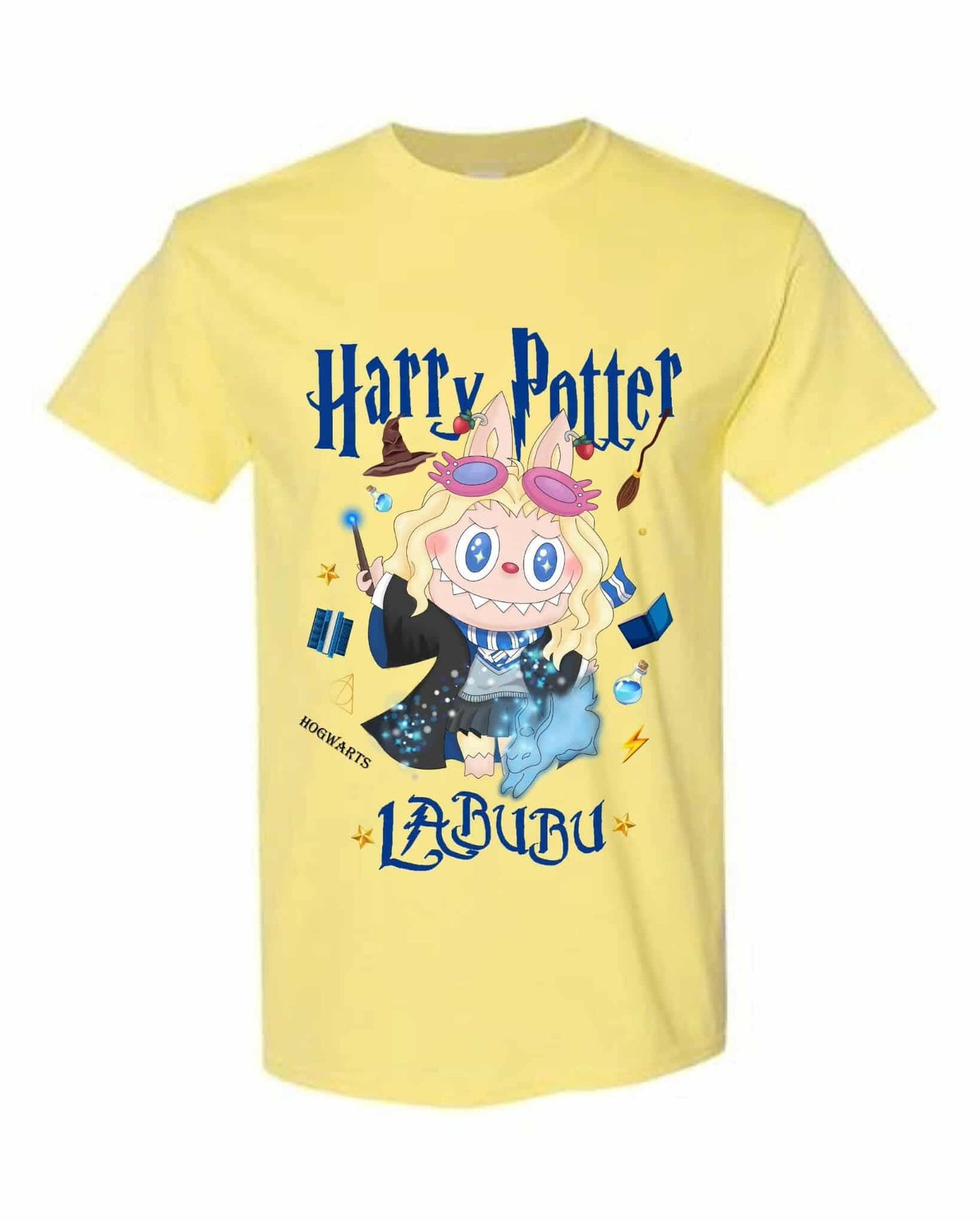 [taille enfant] T-Shirt Harry Potter Labubu – Motif Mignon Sorcier, 100% Coton