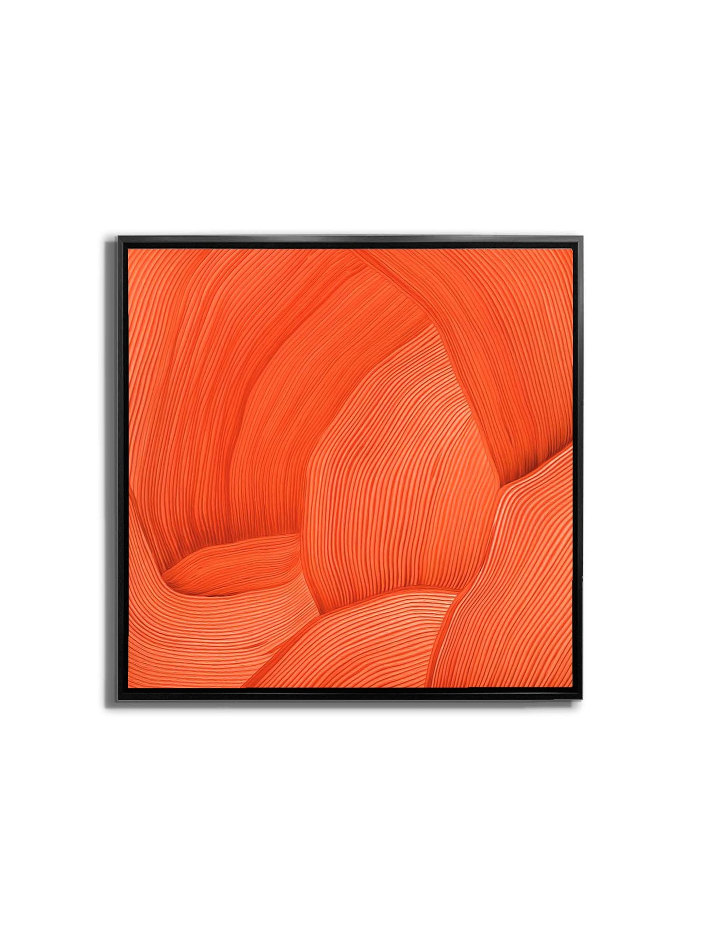 Décoration murale, dessin au trait 3D, toile d'art 91 x 91 cm