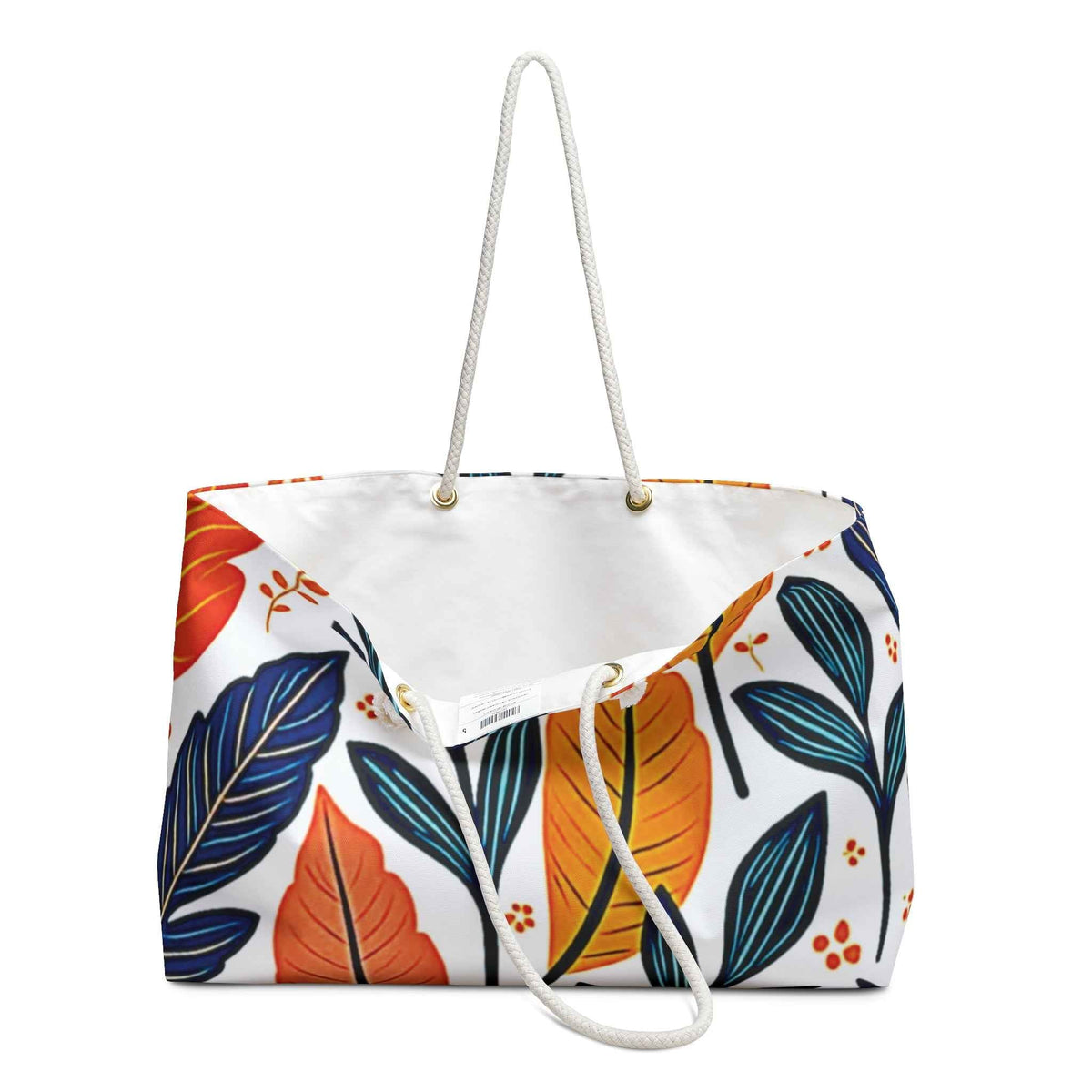 Sac de week-end floral Feuilles d'automne | Grand sac fourre-tout Feuilles d'automne