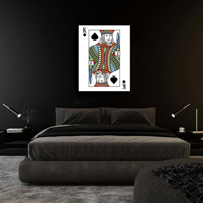 Toile Murale At-Roi de Pique Toile 36" x 48" 3648-045