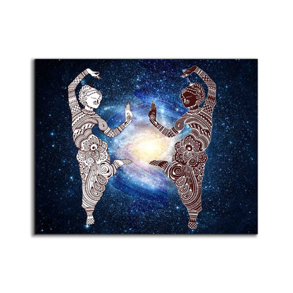 Décoration murale sur toile - Symétrie - Œuvre imprimée
