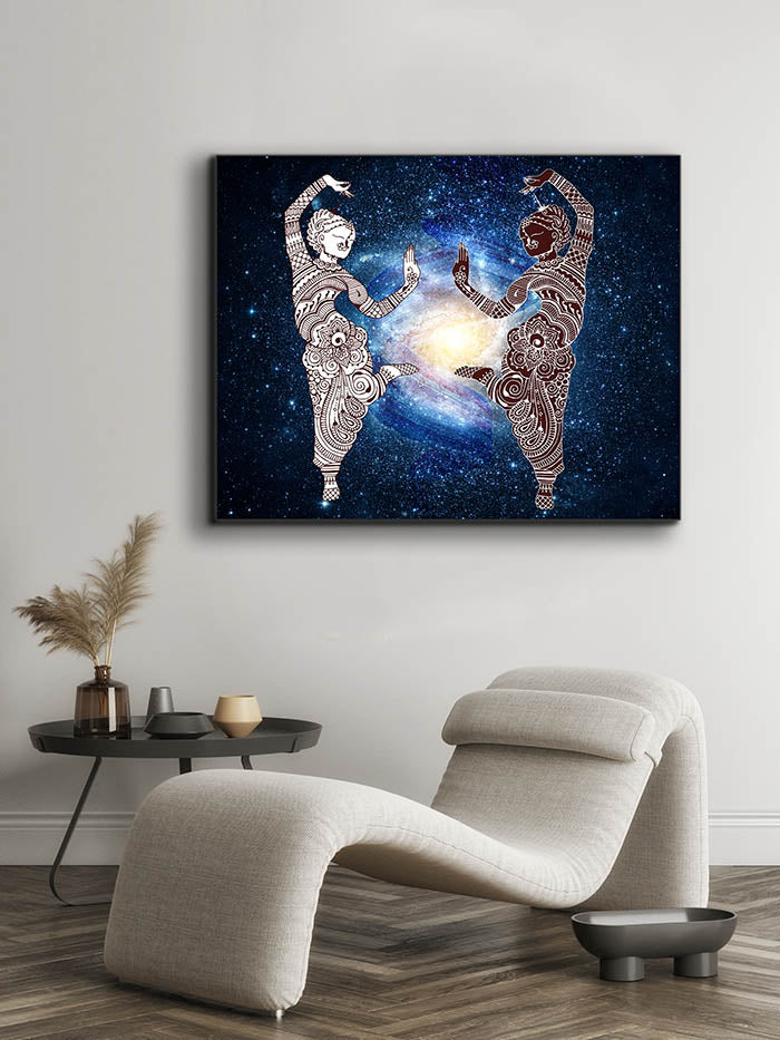 Décoration murale sur toile - Symétrie - Œuvre imprimée
