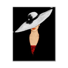 Beaux-arts - Impression sur toile Le chapeau - Décoration murale
