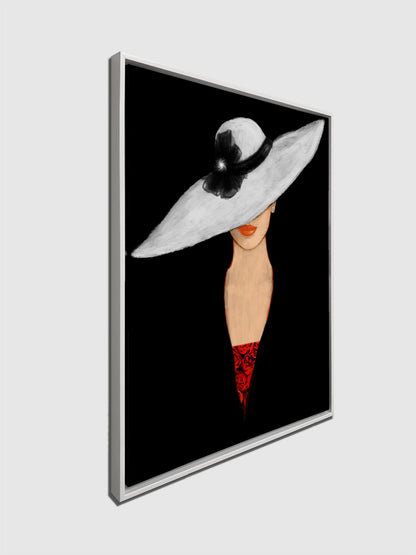Beaux-arts - Impression sur toile Le chapeau - Décoration murale