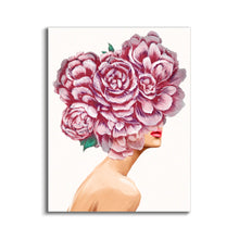 Impression sur toile-Tête de bouquet-Décoration murale