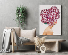 Impression sur toile-Tête de bouquet-Décoration murale