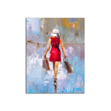Art mural-Dame de la mode-Impression sur toile