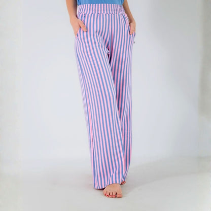 Ladies Bamboo Wide Leg Pants | Saltwater Floral