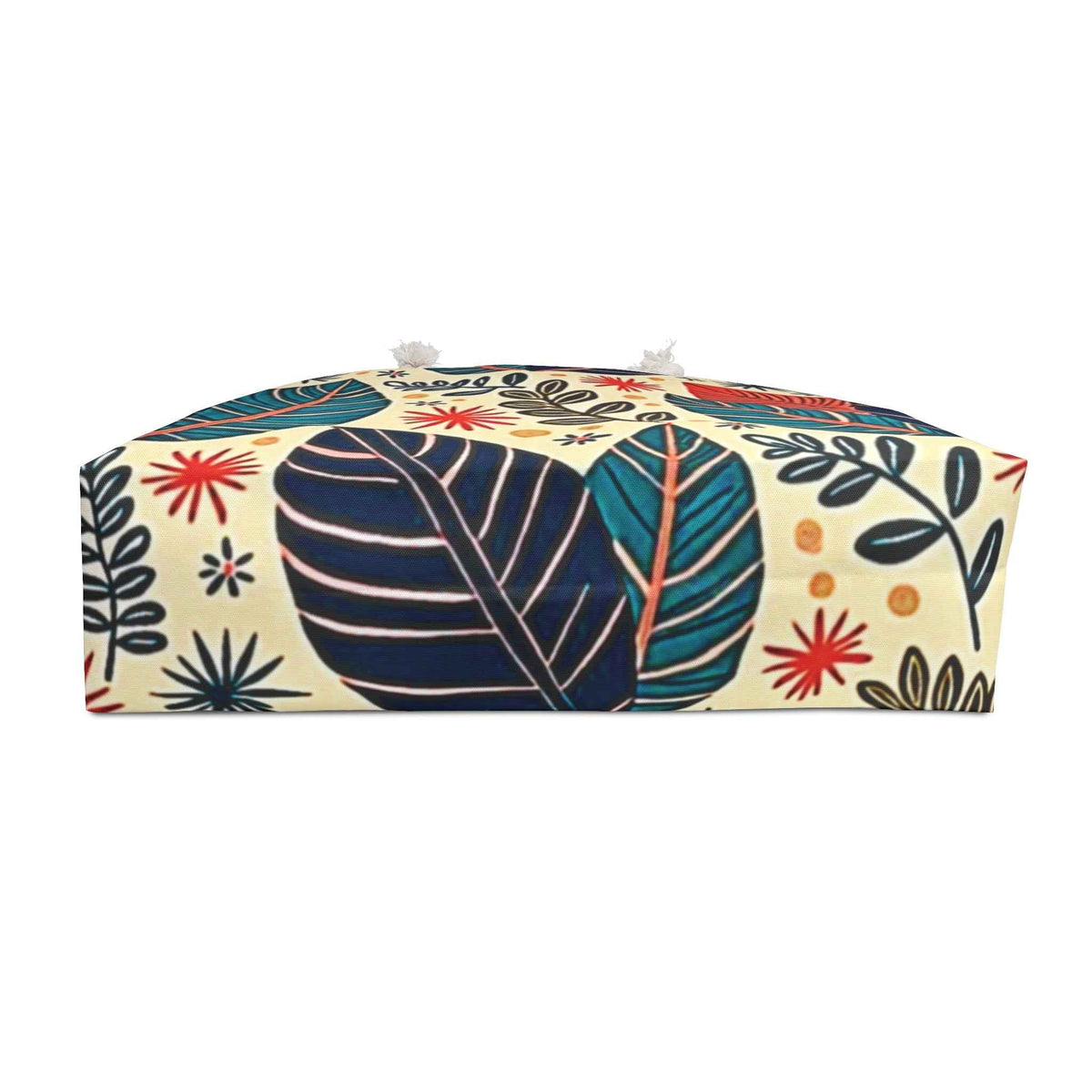 Sac de voyage Feuilles Tropicales Colorées | Grand Sac Fourre-tout Feuilles Florales pour Mamans Occupées