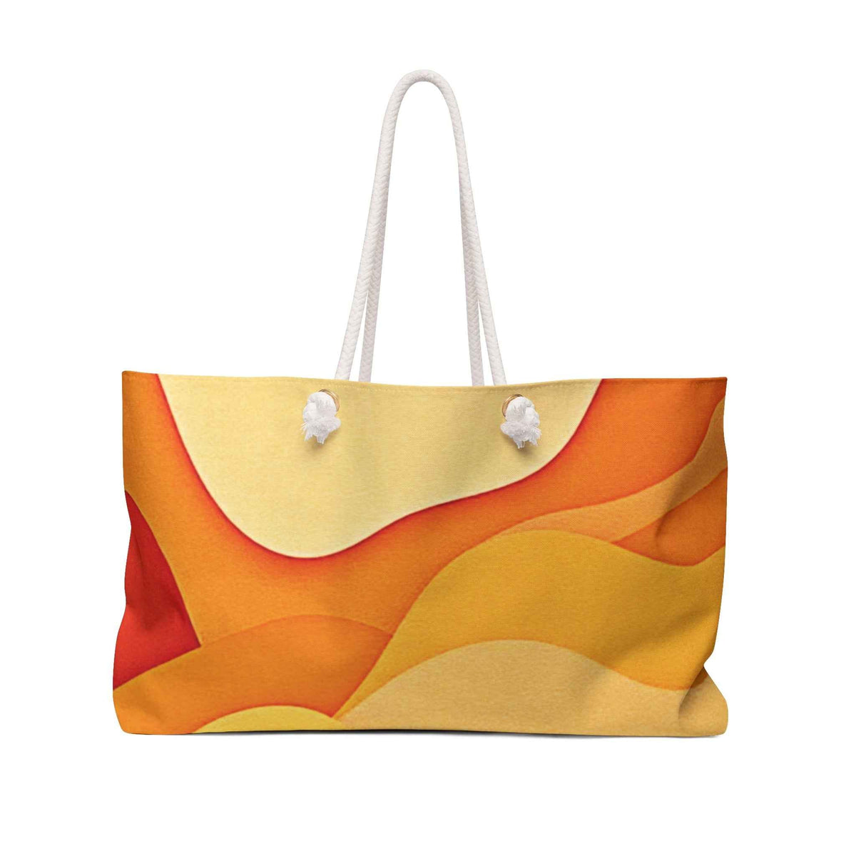 Sac week-end vague de couleur abstraite | Grand sac de plage