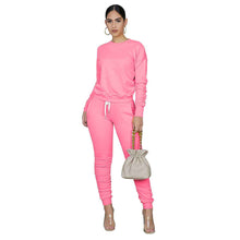 Ensemble décontracté pour femme – Pull en polaire confortable et pantalon assorti, tenue de sport