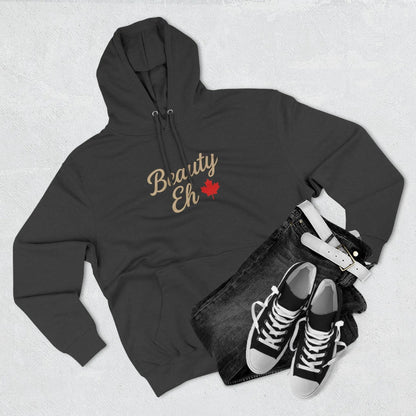 Chandail à capuchon Beauty Eh Canadian - Molleton à capuche Pride à la feuille d'érable - Vêtements de fête du Canada pour femmes - Molleton à capuchon doublé en polaire confortable
