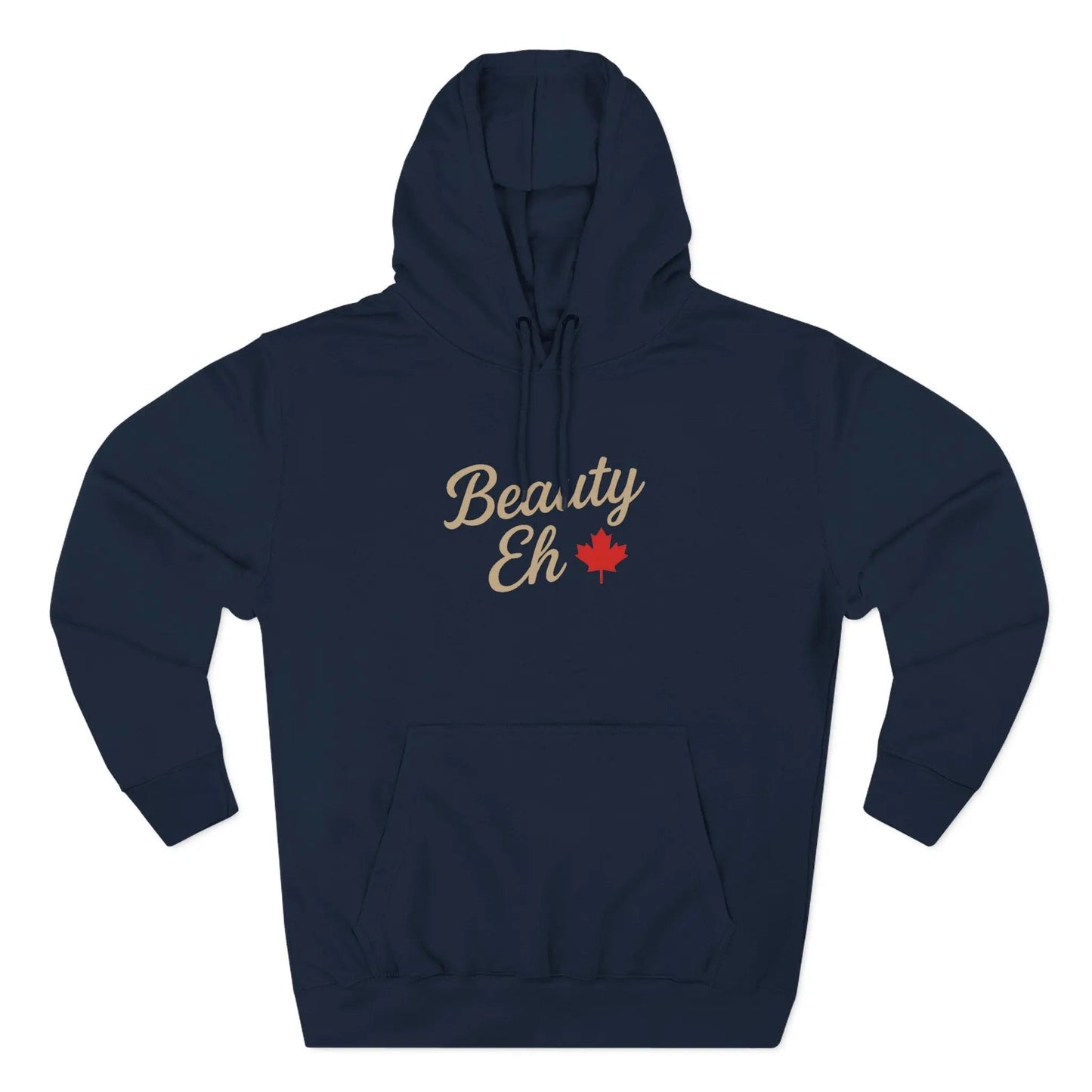 Chandail à capuchon Beauty Eh Canadian - Molleton à capuche Pride à la feuille d'érable - Vêtements de fête du Canada pour femmes - Molleton à capuchon doublé en polaire confortable