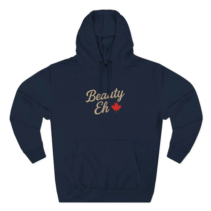 Chandail à capuchon Beauty Eh Canadian - Molleton à capuche Pride à la feuille d'érable - Vêtements de fête du Canada pour femmes - Molleton à capuchon doublé en polaire confortable