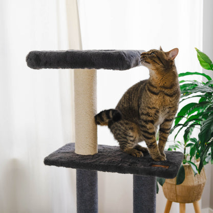 Niche Refuge - Arbre à chat de luxe à 3 niveaux