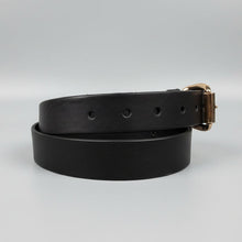 Ceinture pour femme Keldon en cuir italien avec boucle à rouleau en or rose