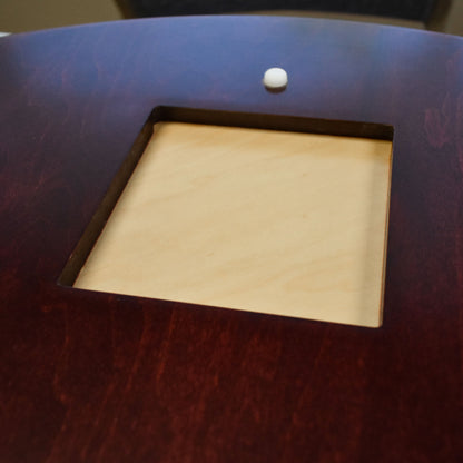 Le Red Maple par Crokinole Canada - Jeu de Crokinole de Tournoi - Conforme aux Normes NCA