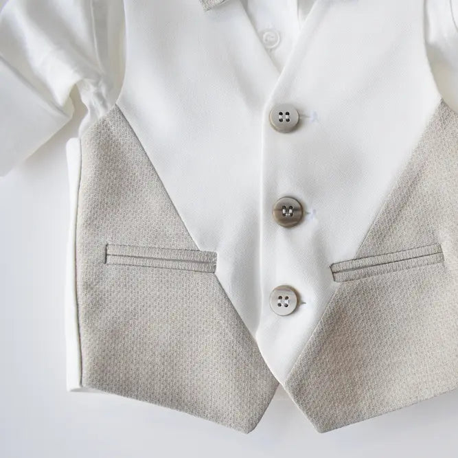 Ensemble Gilet de Cérémonie pour Garçons Italian Stallion