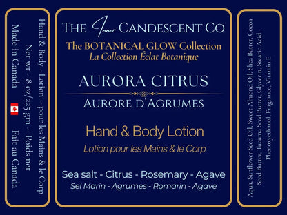 AURORA CITRUS | Bright citrus luxury hand and body lotion
