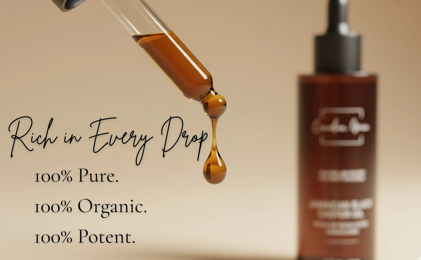 Canadian Grace Huile de Ricin Noire de Jamaïque 100 % Biologique – Pour la Croissance des Cheveux, les Bords et la Force des Racines