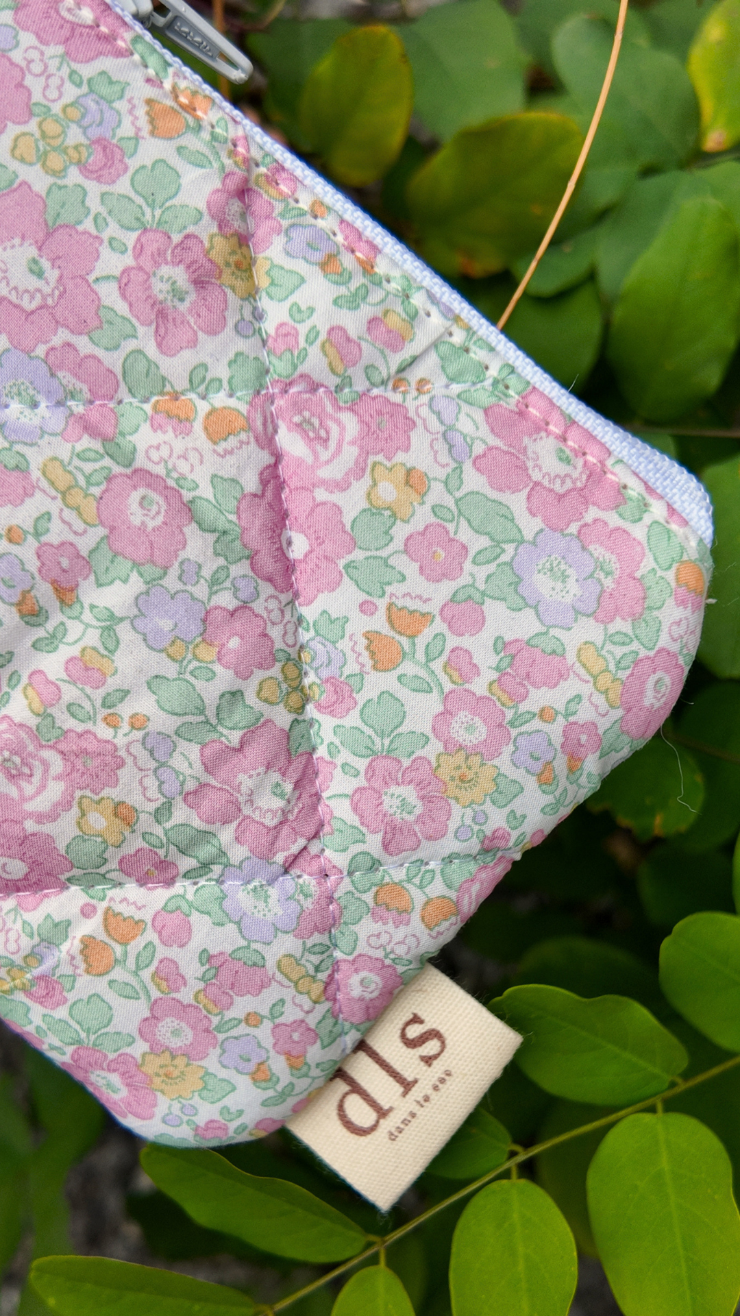 Quilted cotton purse