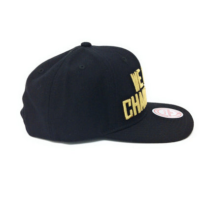 Casquette snapback noire et or Mitchell and Ness Toronto Raptors We The Champions - Champions 2019