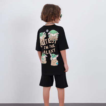 Space Bros Boys Shorts Set