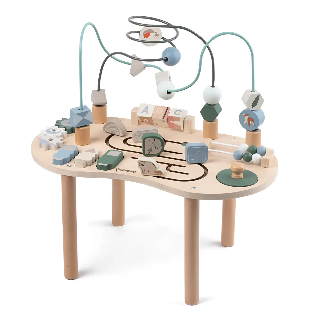 Montessori Wooden Activity Table | Busy Board | Learning Table
