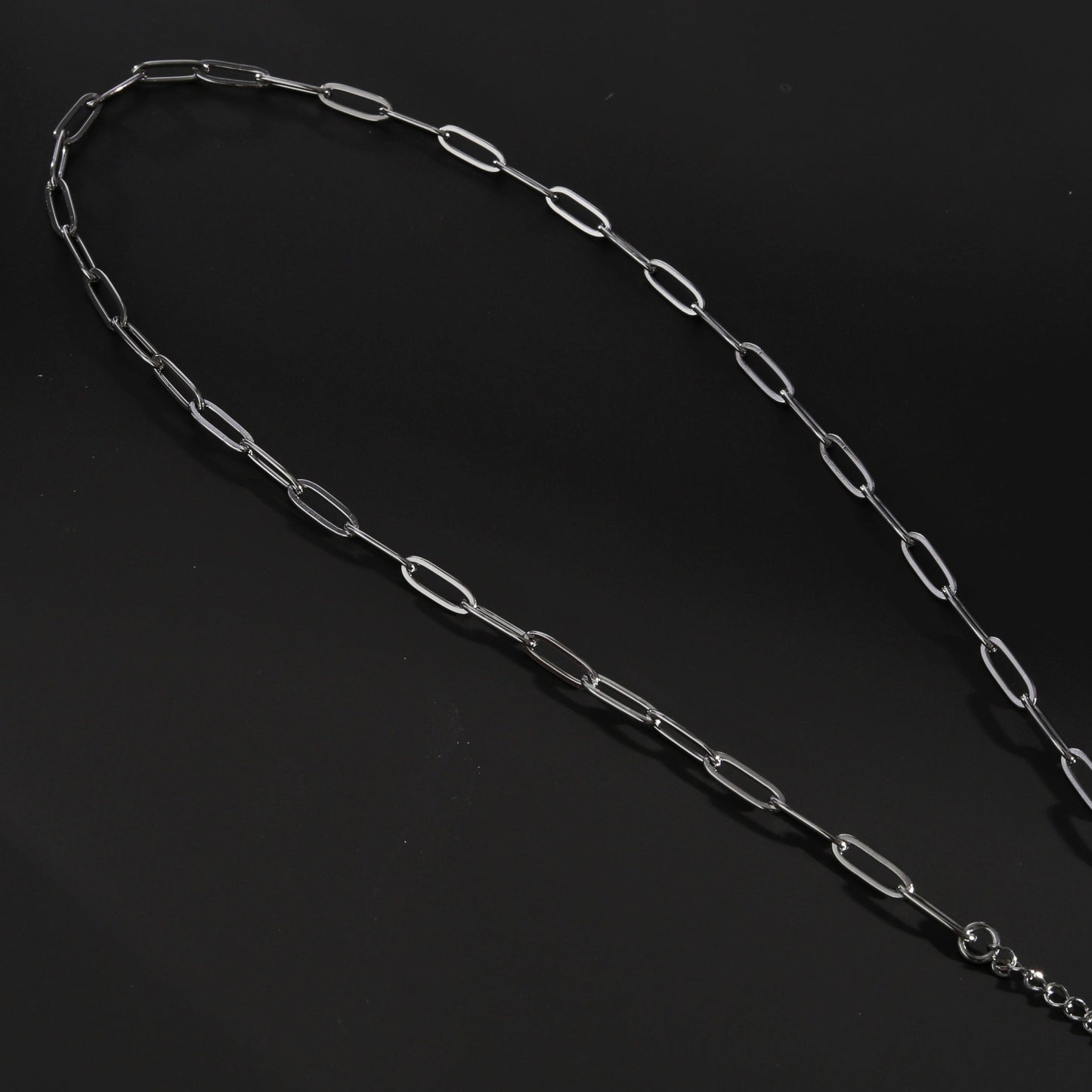 Collier en argent à maillons trombone PALERMO Essential