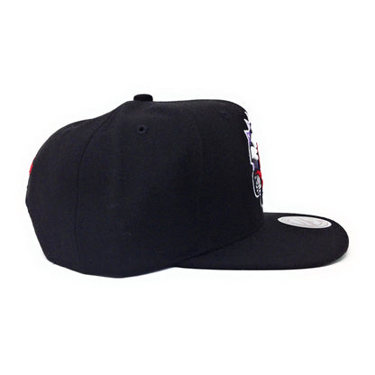 Casquette Mitchell & Ness Toronto Raptors Retro Logo Rouge/Violette/Noire