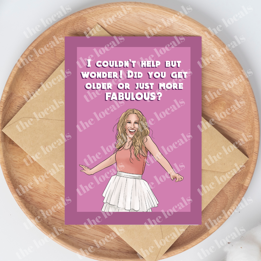 Looking More Fabulous! Greeting Card
