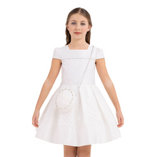 Robe de Soirée Cristal Rosée pour Fille