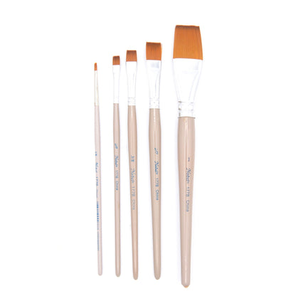 Comet - Golden Synthetic Short Handle Brush