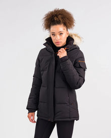 Parka en duvet pour femme Nukka -40 d'Outdoor Survival Canada, noir orque, très grand - EN VITRINE