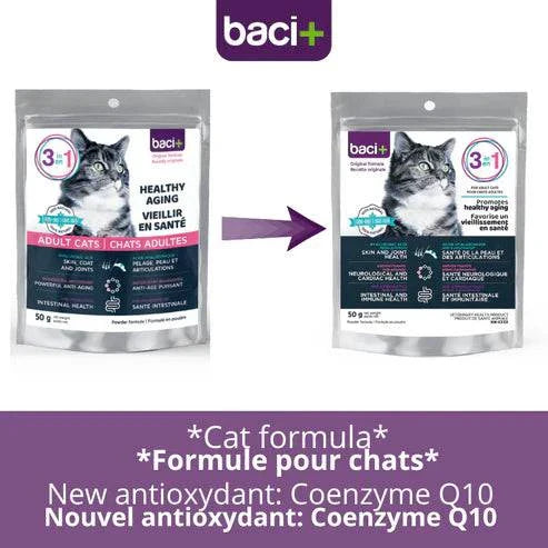 3-en-1 – Soutien Articulaire, Digestif & Cardiaque pour Chats Seniors