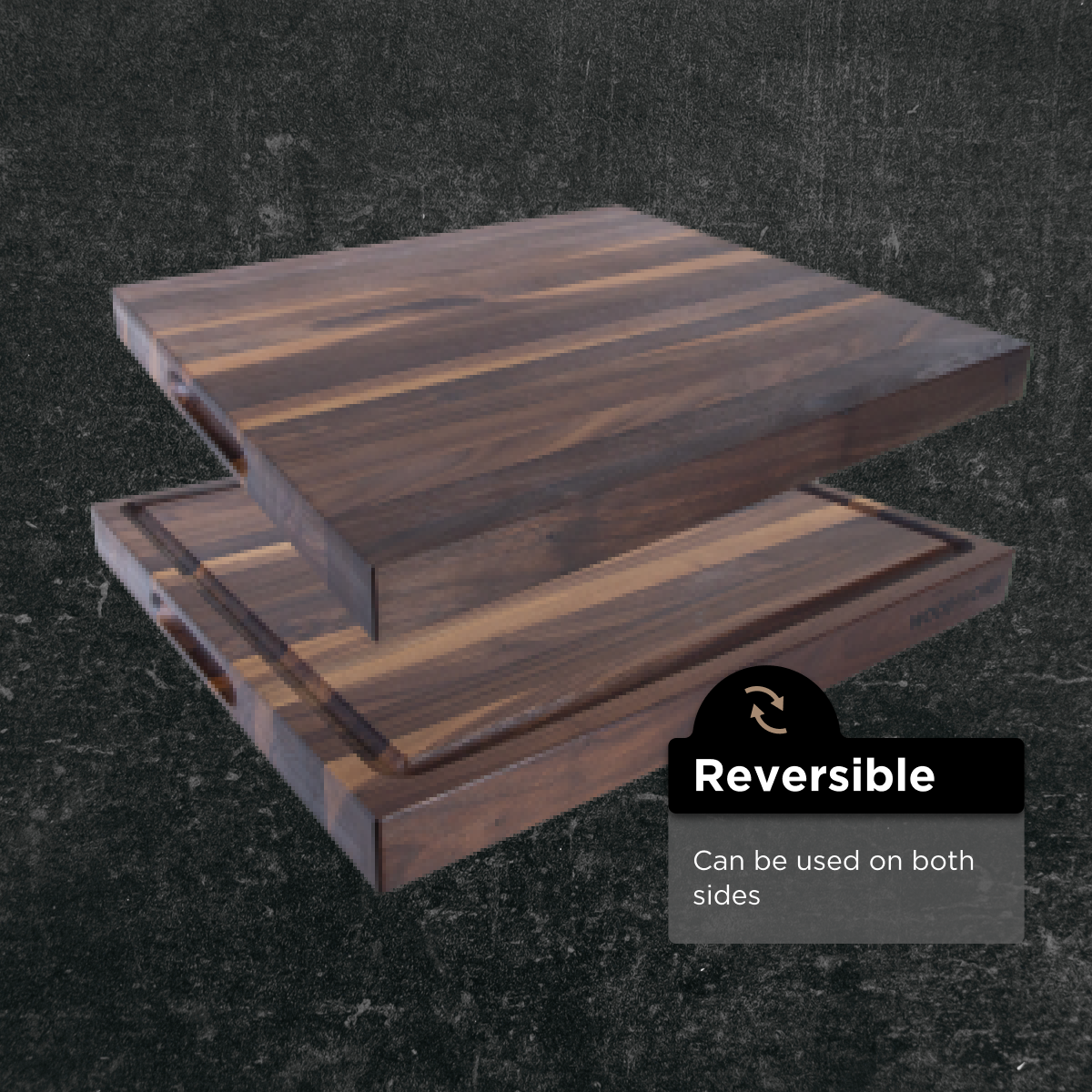 Classic Medium Wood Reversible Cutting Board