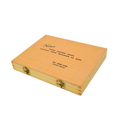 Palm Grip Carving Chisels with Wooden Box - Set Of 6