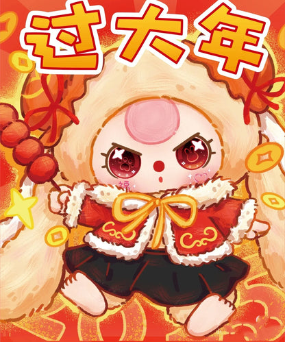 Poupées en peluche de la série Nouvel An chinois de Bébé Trois