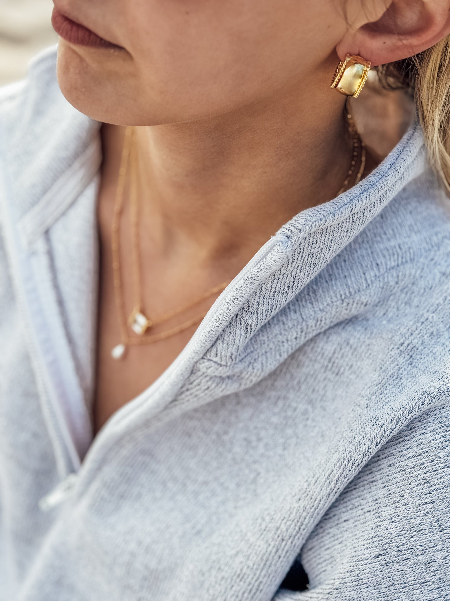 Les boucles d'oreilles créoles Sidney