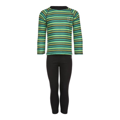 Ensemble sous-vêtements thermique Kombi Body 3 polaire douce imprimé pour enfant unisexe