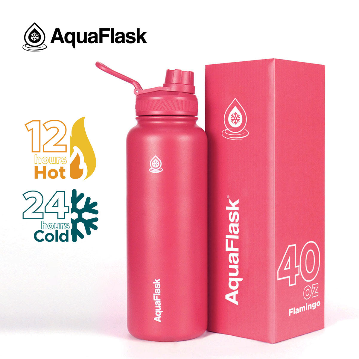 Bouteilles d'eau isothermes AquaFlask Original 1080 ml (40 oz)
