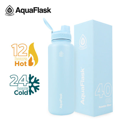 Bouteilles d'eau isothermes AquaFlask Original 1080 ml (40 oz)