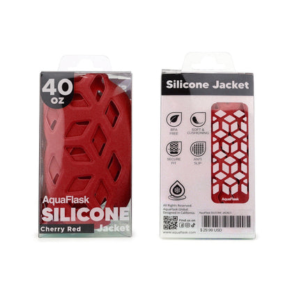 Manchon en silicone AquaFlask 40 oz – Protecteur de bouteille durable, antidérapant et élégant