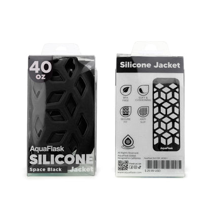 Manchon en silicone AquaFlask 40 oz – Protecteur de bouteille durable, antidérapant et élégant
