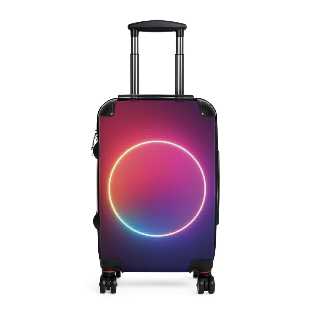 Valise cabine Neon Halo – Housse de valise cercle dégradé