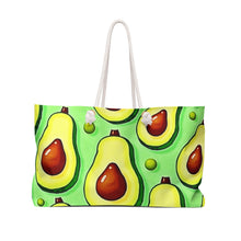Sac de week-end imprimé avocat — Joli sac de plage et de voyage