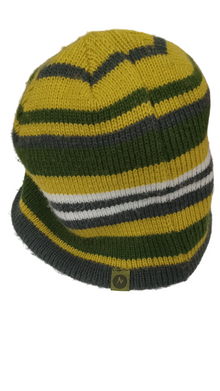 Bonnet d'hiver en tricot rayé Marmot, taille unique