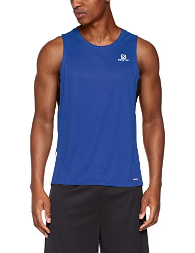 Salomon Men's Agile Running Tank Top with Stash Pocket Size XL