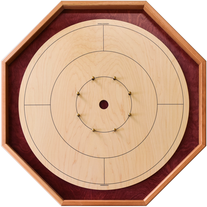 Le Bircher Baltique par Crokinole Canada - Grand Ensemble de Jeu de Crokinole Traditionnel